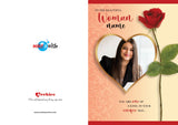 Personalised Beautiful Woman Greeting Card