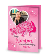 Personalised Being a Woman Greeting Card