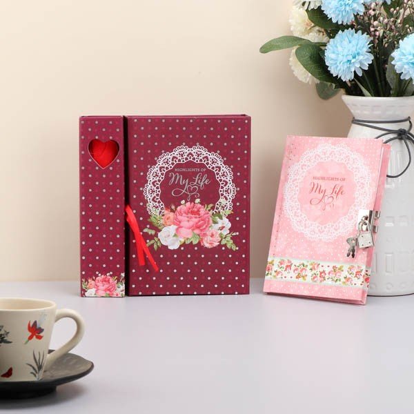 Highlights Of My Life Lock Notebook