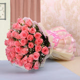 40 Pink Roses Bouquet
