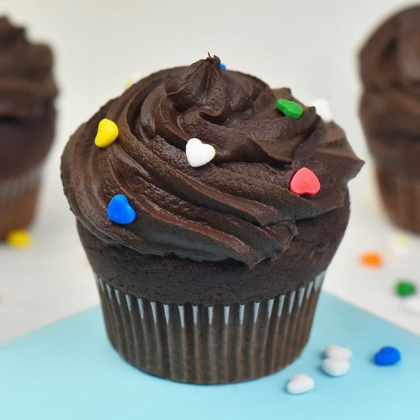 Set Of 4 Chocolate Truffle CupCake