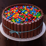 1 Kg Kitkat Gems Chocolate Cream Designer Cake