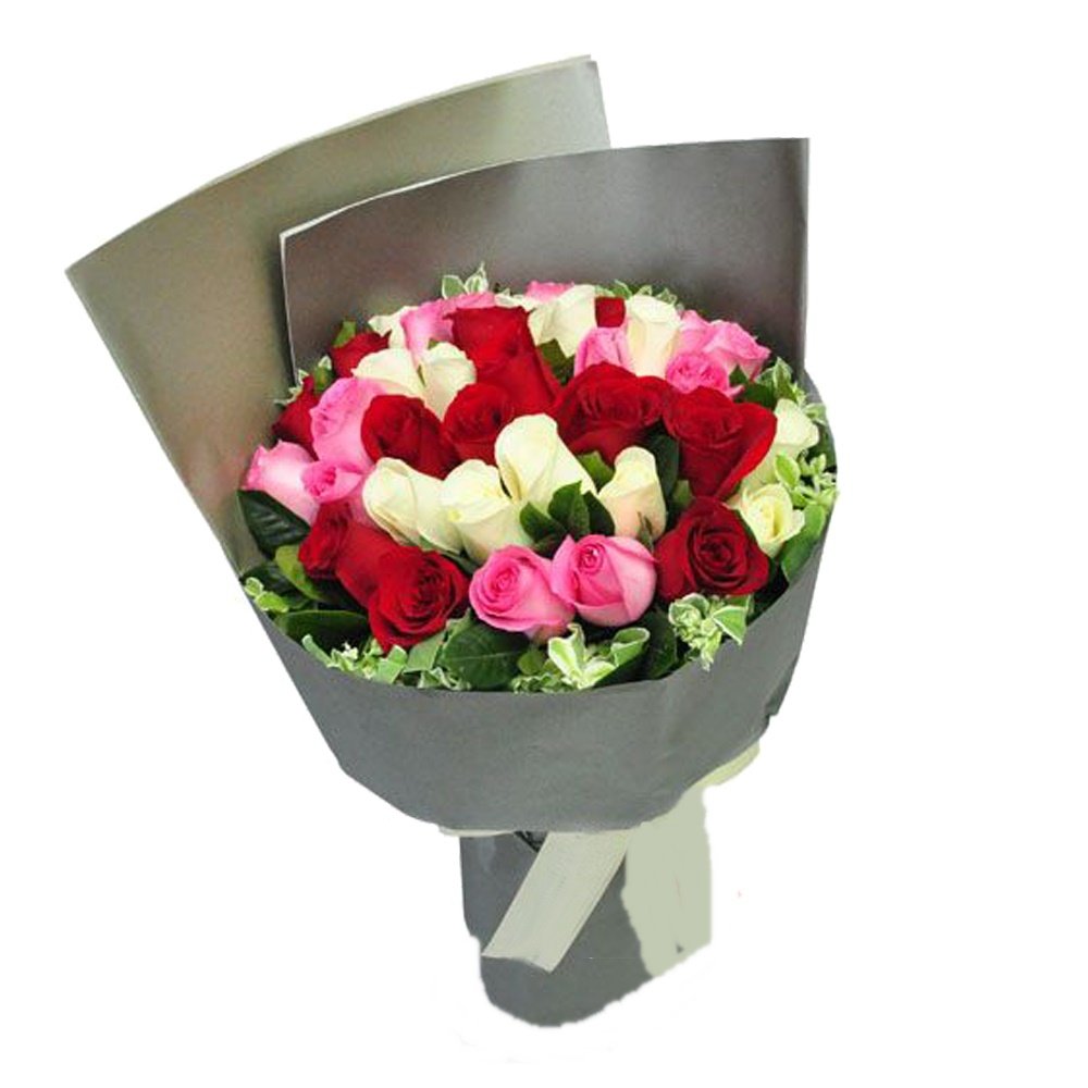 50Pcs Mixed Rose Bunch For You