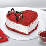 Red Velvet Heart Cake 1 Kg