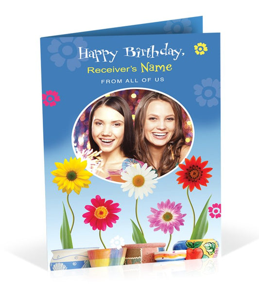 Happy Birthday From All of Us Personalised Card