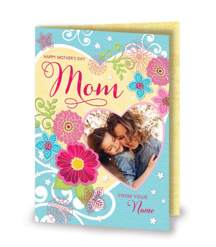 Happy Mother's Day Mom Personalised Card