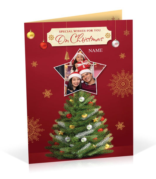 Special Wishes For You On Christmas Personalised Card