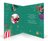 Merry Christmas With Best Wishes and Love Personalised Card