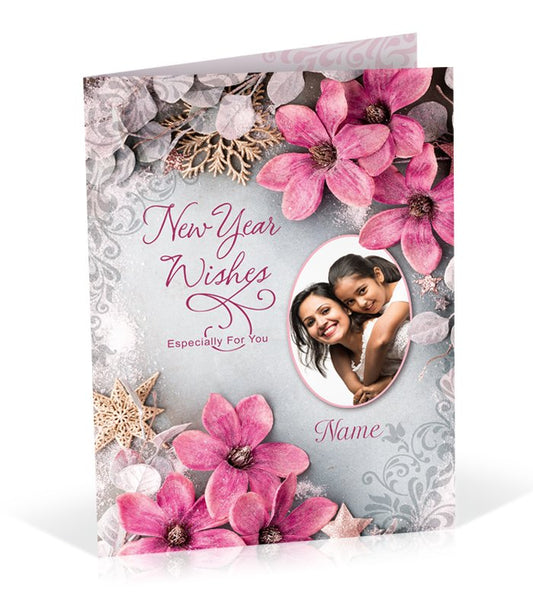 New Year Wishes For You Personalised Card