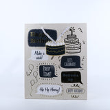 Beer Design Happy Birthday Printed Paper Bag Pack of 3