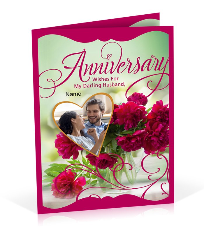 Anniversary Wishes For My Darling Husband Card
