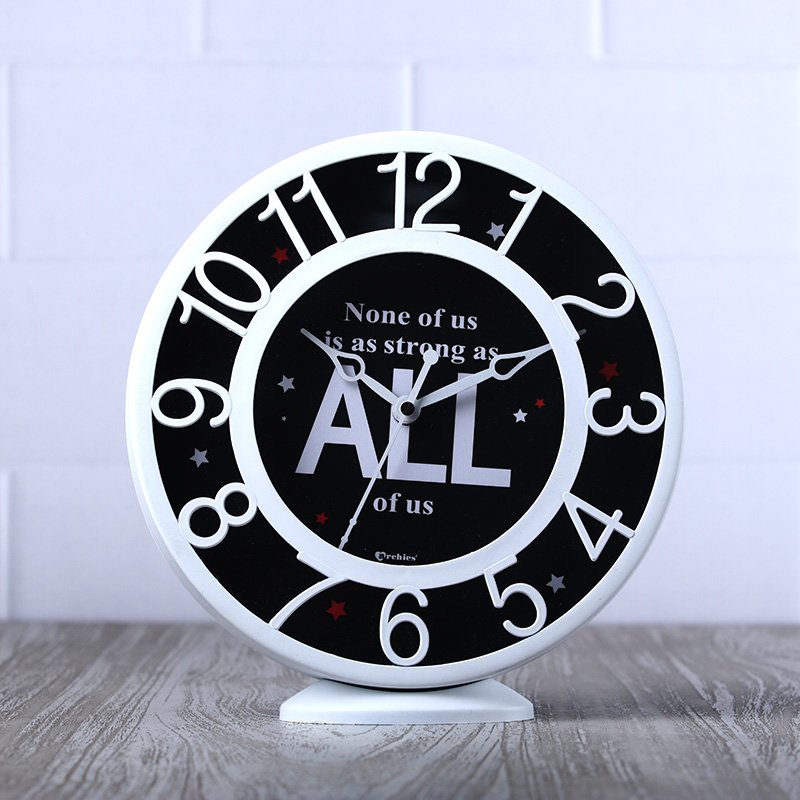 None of Us is as Strong as All of Us Clock