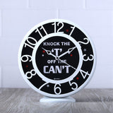 Knock The T off The Cant Clock