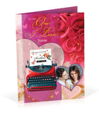 To The One I Love Personalised Card
