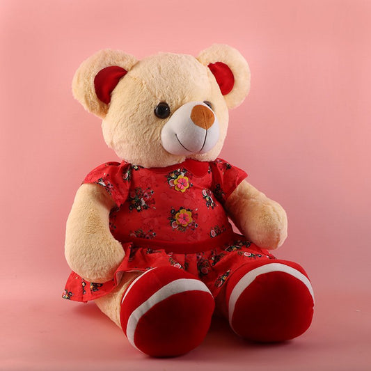 Red Dress Bear Soft Toy 50cm