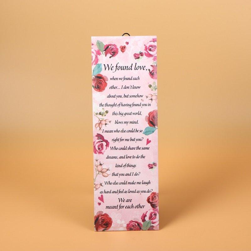 We Found Love When We Found Each Other Stone Quotation