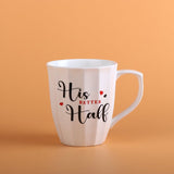 Her Better Half and His Better Half Quote Mug Set
