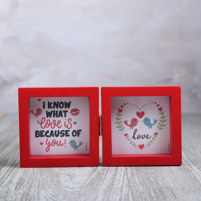 Red Mini Twin Photoframe