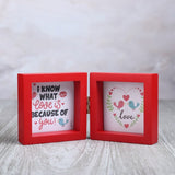 Red Mini Twin Photoframe