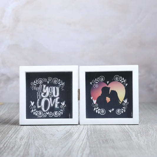 White Big Twin Photoframe