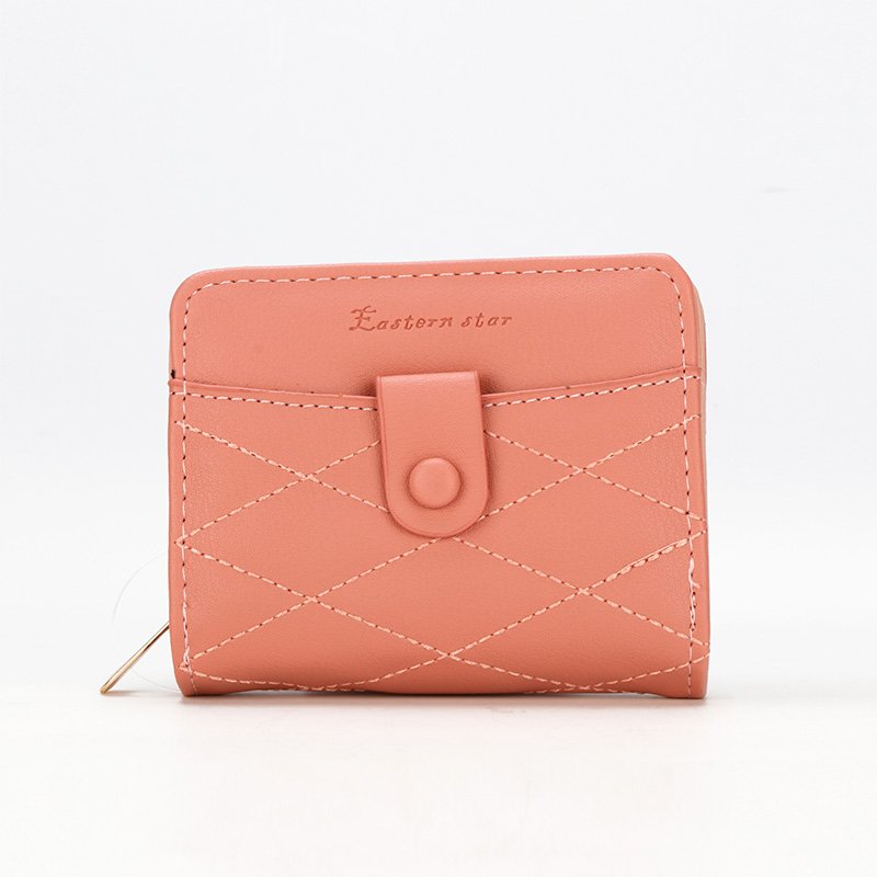 Pink Lines Design Wallet For Womens