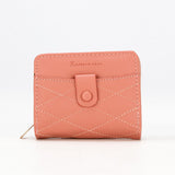 Pink Lines Design Wallet For Womens
