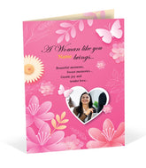 Beautiful Moments and Sweet Memories Womans Day Greeting Card