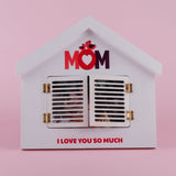I Love You So Much Mom Wooden Photoframe