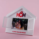 I Love You So Much Mom Wooden Photoframe