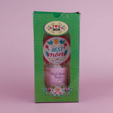 I Love You Mom Pink Scented Candle with Hanging