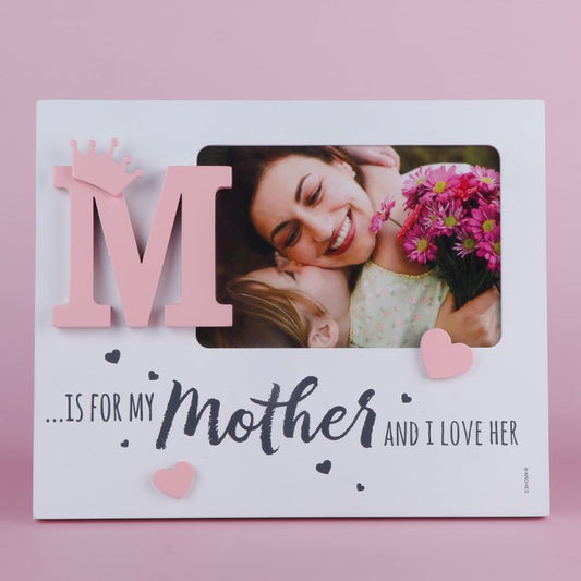 Is For My Mother and I Lover Her Wooden Photoframe