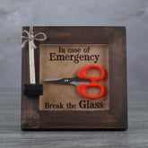Keepsake In Case of Emergency Hammer with Scissor Quotation