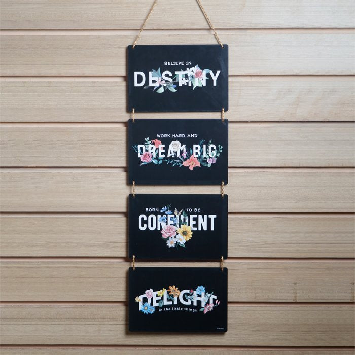 Keepsake Believe In Bestiny Wooden Hanging