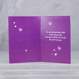 Sweet Sister Quotation with Greeting Card