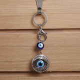 Evil Eye 14cm Hanging O Stone Keychain