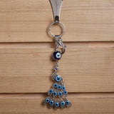 15cm Flat Evil Peacock Keychain