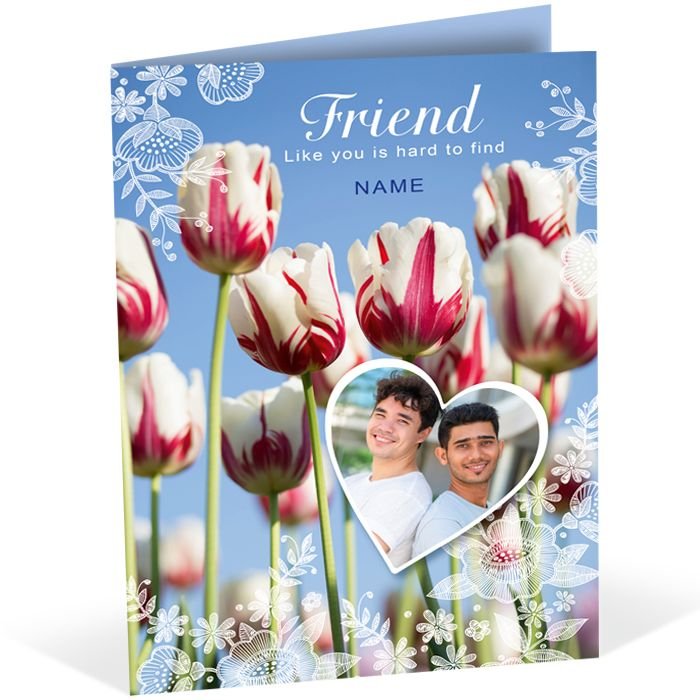 Friend Like You is Hard To Find Personalised Card