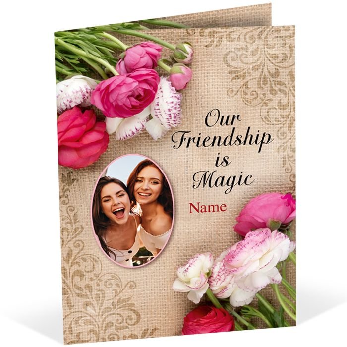 Our Friendship is Magic Personalised Card