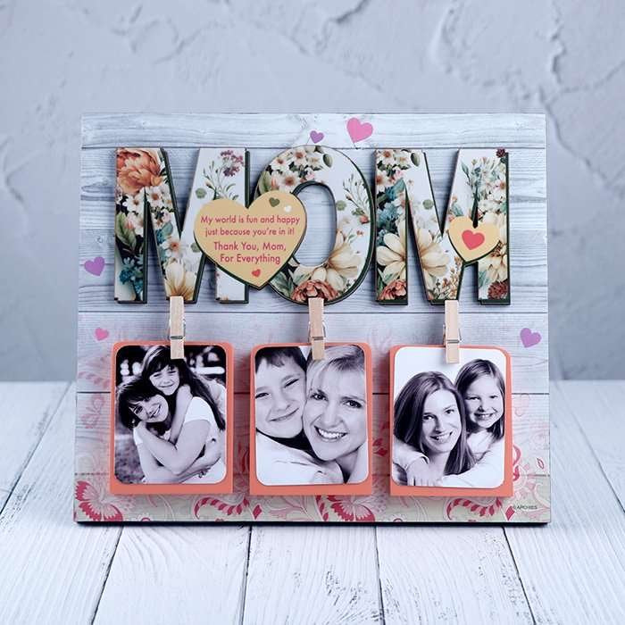 The Most Beautiful Mom Photoframe Gift