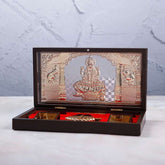 The Beautiful Design in Golden Color of Laxmi with Shubh Laabh