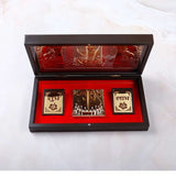 The Beautiful Design in Golden Color of Laxmi with Shubh Laabh