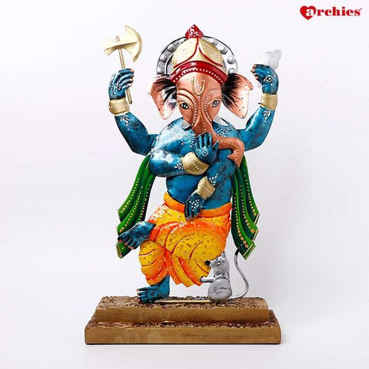 Divine Multicolor Ganesha Idol