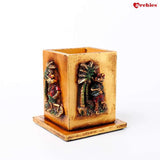 Golden Cute Frog Pen Stand