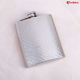 Archies Silver Stainless Steel Hip Flask