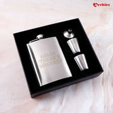 Archies Relax There Is Whiskey Silver Flask