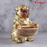 Archies Cute Puppy Metal Basket