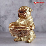 Archies Cute Puppy Metal Basket