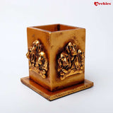 Archies Golden Dog Motif Pen Stand