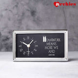 Archies Motivational Quote Table Clock