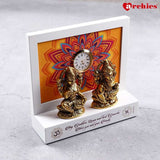 Archies Lakshami Ganesha Clock Showpiece
